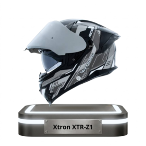 Casco abatible Xtrong XTR Z1 color blanco y negro