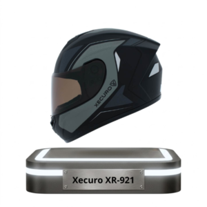 Casco integral Xecuro XR 921 color negro gris mate