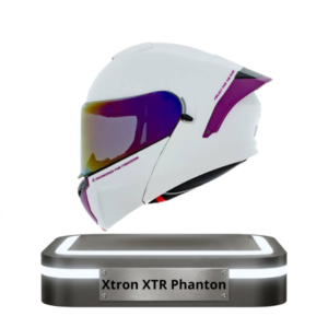 Casco integral Xtrong XTR Phanton color blanco con visor