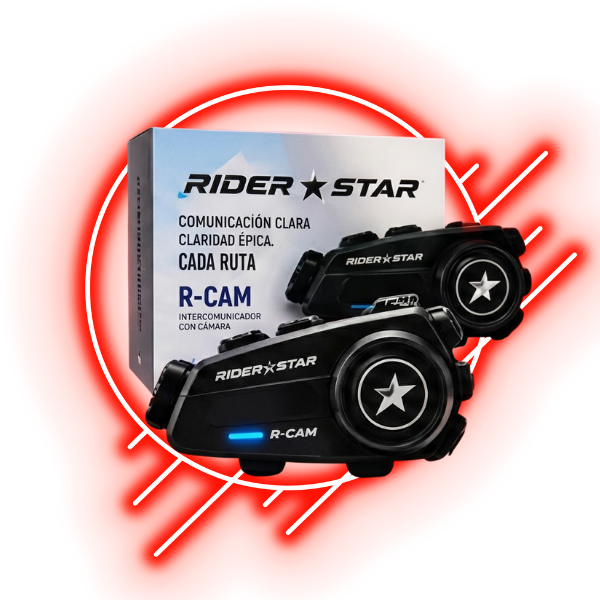 Categoría de accesorios y tecnología para motos en El Rincón de Migue, destacando intercomunicadores Rider Star.