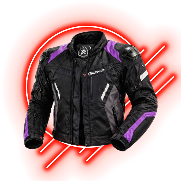 Categoría de indumentaria y protección en El Rincón de Migue, presentando chaquetas para moto con protecciones de seguridad.