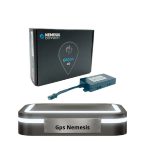 Dispositivo de rastreo GPS Nemesis para motocicleta con su caja