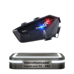 Intercomunicador Freedconn FX - PRO con detalles luminosos azules