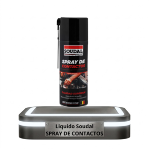 Spray limpiador de contactos eléctricos Soudal para motocicletas