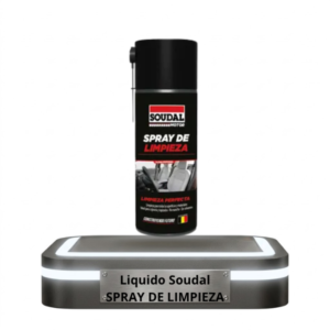 Líquido Soudal en spray para limpieza de motocicletas