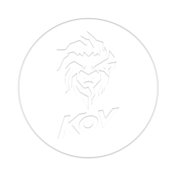 Logo de cascos y accesorios KOV en El Rincón de Migue.